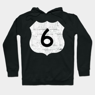 Route 6 -- Vintage Look Design Hoodie